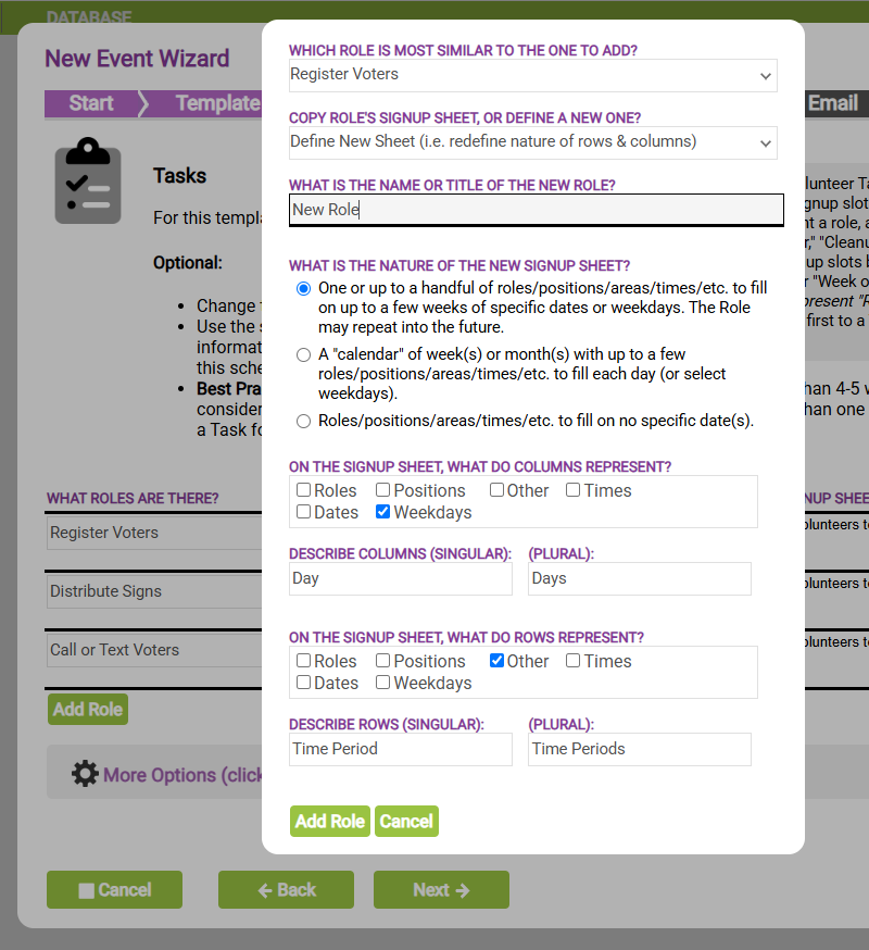 add/copy a Task grouping