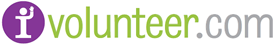 This image has an empty alt attribute; its file name is iVolunteer-logo-2018_purple2.png